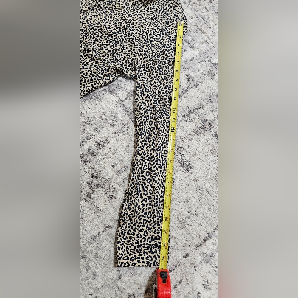 J Crew Womens Leopard Print Button Front Shirt Size M - Picture 6 of 7